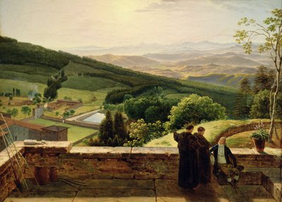 Vue de Vallombrosa, près de Florence - Louis Gauffier